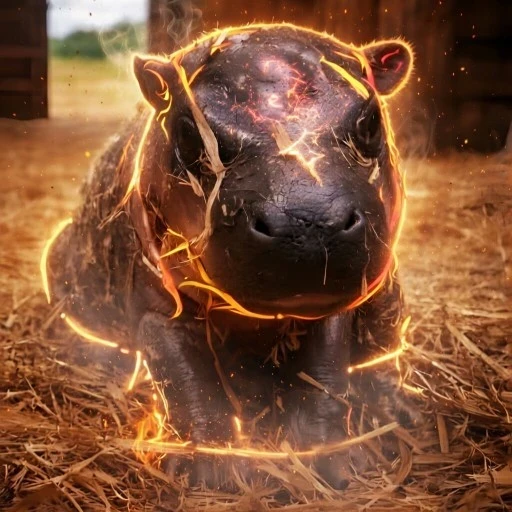 Nom The Pygmy Hippo logo