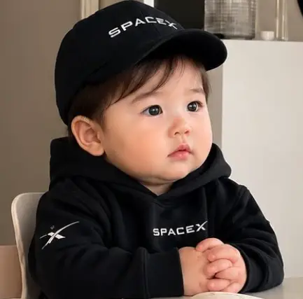 Baby SpaceX logo