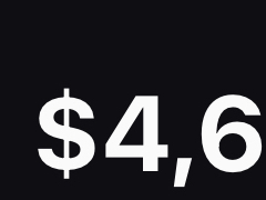 $4.6