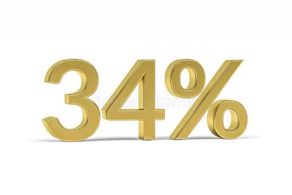 34%