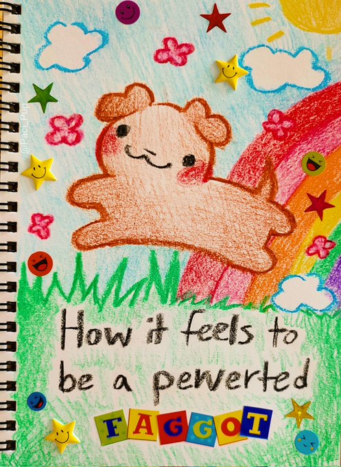 pewerted faggot logo