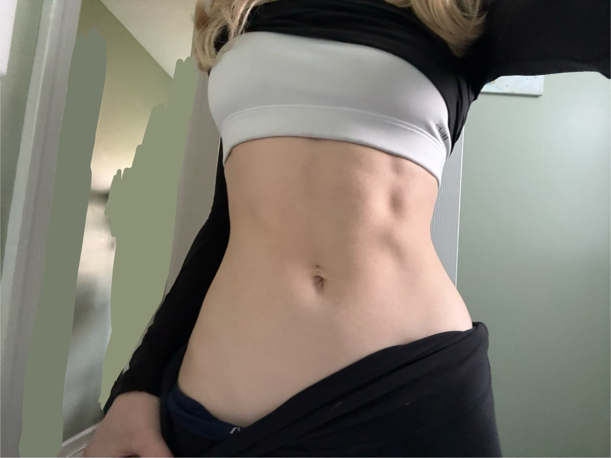 slightly