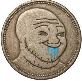 Funny Retarded Coin logo