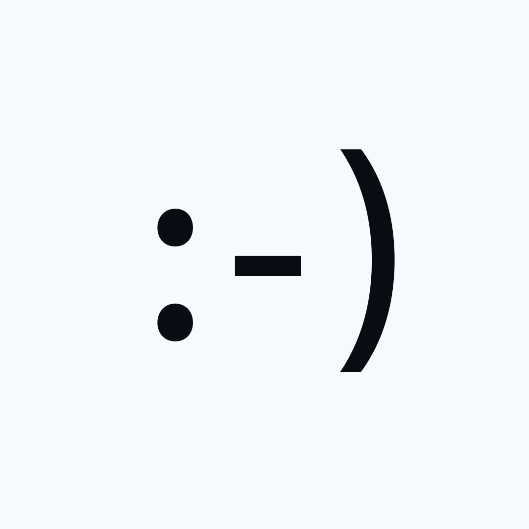 :-)