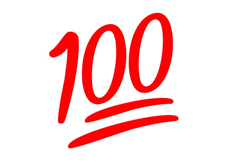 💯