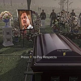 Press F to pay respect logo